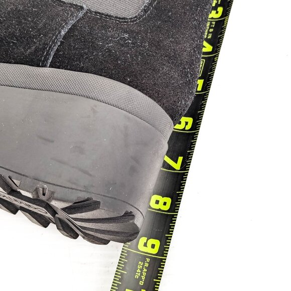 Calvin Klein Women Nevia Black Suede Platform Slip on Chelsea Ankle Boots sz 8 - Picture 6 of 7